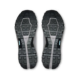 Women's On Cloudrock Low Waterproof hiking shoes with durable black upper and rugged outsole for outdoor adventures.