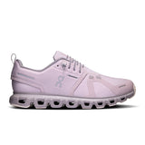 Women's On Cloud 6 Waterproof running shoes in black and white, featuring breathable mesh and cushioned soles for active life.
