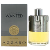 Azzaro Wanted Eau De Toilette cologne for men in a 3.4 oz bottle, featuring a sleek design and classic fragrance packaging.