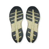 Men's On Cloudrunner 3 Waterproof road running shoes showing a sleek black and gray design with waterproof overlays.