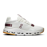 On Cloudnova 2 Women's active life sneaker showing side view with breathable mesh and cushioned sole for comfort.