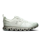 Women's On Cloud 6 Waterproof active life shoes in black with cushioned soles and sleek design, ideal for outdoor activities.