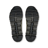Men's On Cloud 6 waterproof active life sneakers in black with cushioned soles and sleek design, suitable for outdoor activities.