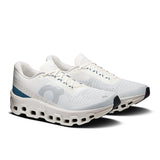 Men's On Cloudmonster 2 road running shoes with breathable mesh uppers and cushioned soles for comfort and support.