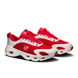 On Cloudsolo LOEWE women's active life sneakers showing sleek design and logo details in a close-up shot.