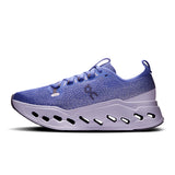 Women's On Cloudsurfer Max road running shoes with breathable mesh and cushioned sole, designed for comfortable running.