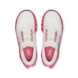 Women's On Cloudmonster 3 road running shoes with black and white design, featuring cushioned midsoles and durable outsole.