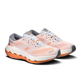 Men's On Cloudrunner 3 Max road running shoes showing lightweight design, sleek black and blue color, and cushioned sole.