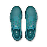 On Cloud 6 Waterproof men's active life shoe showing sleek black design with waterproof upper and cushioned sole.