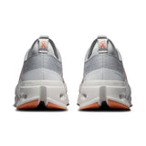 Men's On Cloudsurfer Max shoes in Glacier and Flame limited edition with sleek design and breathable upper fabric.
