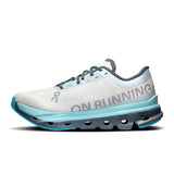 Women's On Cloudflow 5 road running shoes with lightweight design and cloud cushioning, shown in a sleek athletic style.