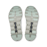 On Cloud 6 Waterproof Women's running shoes in black with gray accents, featuring breathable fabric and cushioned soles.