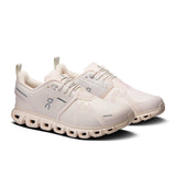 Women's On Cloud 6 Waterproof active life shoes in gray with black accents, showcasing the breathable, waterproof running sneaker design.