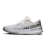 Women's On THE ROGER Pro 3 tennis shoes with sleek design and supportive sole, ideal for court performance.