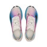 Men's On Cloudboom Strike road running shoes featuring lightweight design and breathable mesh in black and white.