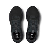 Men's On Cloudnova 2 active lifestyle sneakers in black and white, showcasing the lightweight design and cushioned sole.