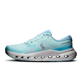 Men's On Cloudrunner 3 road running shoes in gray with orange accents, featuring breathable mesh uppers and cushioned soles.