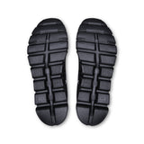 Men's On Cloud 6 Waterproof active life shoes in black with breathable mesh and waterproof upper, designed for outdoor activities.
