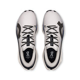 Men's On Cloudboom Max road running shoes with black and orange design, featuring lightweight cushioning and durable outsole.