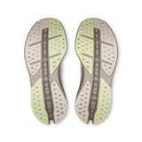 Women's On Cloudsurfer Max road running shoes in gray with black accents, showcasing the lightweight, cushioned design.