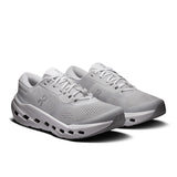 Men's On Cloudrunner 3 road running shoes in gray with black accents, featuring a sleek design and cushioned sole for comfort.