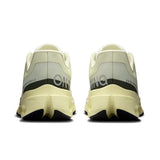 Men's On Cloudsurfer Next road running shoes in black and gray with cushioned soles and breathable mesh uppers.