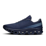 Men's On Cloudmonster 1 active life sneaker featuring a sleek design and cloud-inspired sole in a dynamic pose.