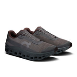 Men's On Cloudmonster Void active life sneaker, showcasing the black and gray design with cushioned sole and breathable upper.