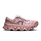 On Cloudmonster 3 FP Movement women's road running shoes with breathable mesh upper and cushioned sole.