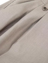 Men's high-waisted wide-leg pleated casual pants by Trendsi, shown in a relaxed fit with pleats and a comfortable waistband.