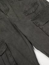 Men's vintage washed cargo pants by Trendsi, featuring multiple pockets and a relaxed fit, displayed on a model.