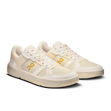 Men's On THE ROGER Clubhouse Ace tennis shoes with white and blue design, showcasing the sporty, lightweight sneaker style.
