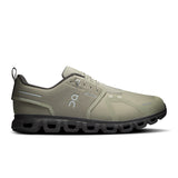 Men's On Cloud 6 Waterproof active life sneakers in black with waterproof material and cushioned soles, designed for outdoor activities.