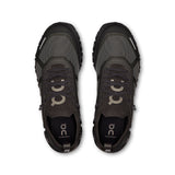 Men's On Cloud 6 Versa active lifestyle sneakers in black and gray with cushioned soles and sleek design.