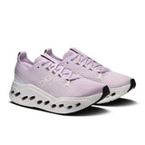 Women's On Cloudsurfer Max road running shoes with cushioned design, featuring breathable mesh upper and durable outsole.