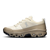 Men's On Cloudrock Low Waterproof hiking shoes with durable design and waterproof features, ideal for outdoor trekking.