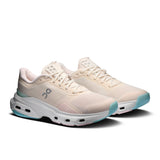 On Cloudpulse 2 women's training shoes in black with white accents, lightweight athletic footwear for running and workouts