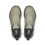 Men's On Cloud 6 Waterproof active life shoes in black with breathable mesh and waterproof upper, designed for athletic performance.