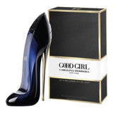 Carolina Herrera Good Girl Eau de Parfum for women, 2.7 oz perfume bottle with a sleek black and gold design.