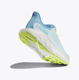 Women's Hoka Arahi 7 running shoes in B-width, featuring a dusk-inspired illusion design and supportive construction.