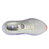 Men's ASICS GEL-Kayano 32 Tokyo stability trainers in cream and Edo purple with supportive cushioning and athletic design.