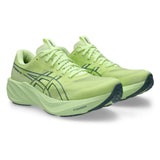 Men's ASICS GT-2000 15 stability trainers in illuminate yellow, foggy teal with reflective details, showcasing the running shoe design.