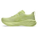 Men's ASICS Novablast 5 Lite-Show neutral daily trainers in huddle yellow with a breathable mesh upper and cushioned midsole.