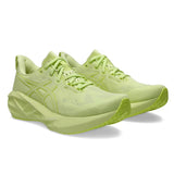 Men's ASICS Novablast 5 Lite-Show neutral daily trainers in huddle yellow with reflective accents and cushioned midsole.