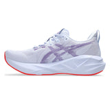 Men's ASICS Novablast 5 Tokyo neutral daily trainers in blue fade and Edo purple with breathable mesh upper.