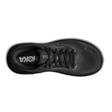 Men's Hoka Clifton 11 running shoes in black, featuring extra-wide (4E) width and supportive design for comfort.