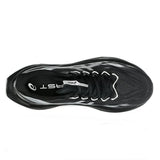 Unisex ASICS Superblast 3 neutral daily trainers in black with a sleek design and supportive sole for comfortable running.