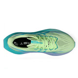 Unisex ASICS Superblast 3 neutral daily trainers in illuminate yellow and energy aqua with breathable mesh upper.