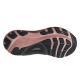 Women’s ASICS GEL-Kayano 32 stability trainers in black and dark currant with supportive design and cushioned sole.