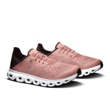 On Cloud 6 Coast women's active lifestyle sneakers, featuring sleek design and breathable mesh for comfortable city running.